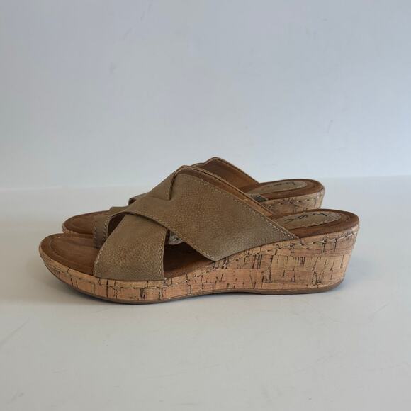 B.O.C Born Concept Sunny Wedge Crisscross Strap Sandal Size 8 - Picture 6 of 6